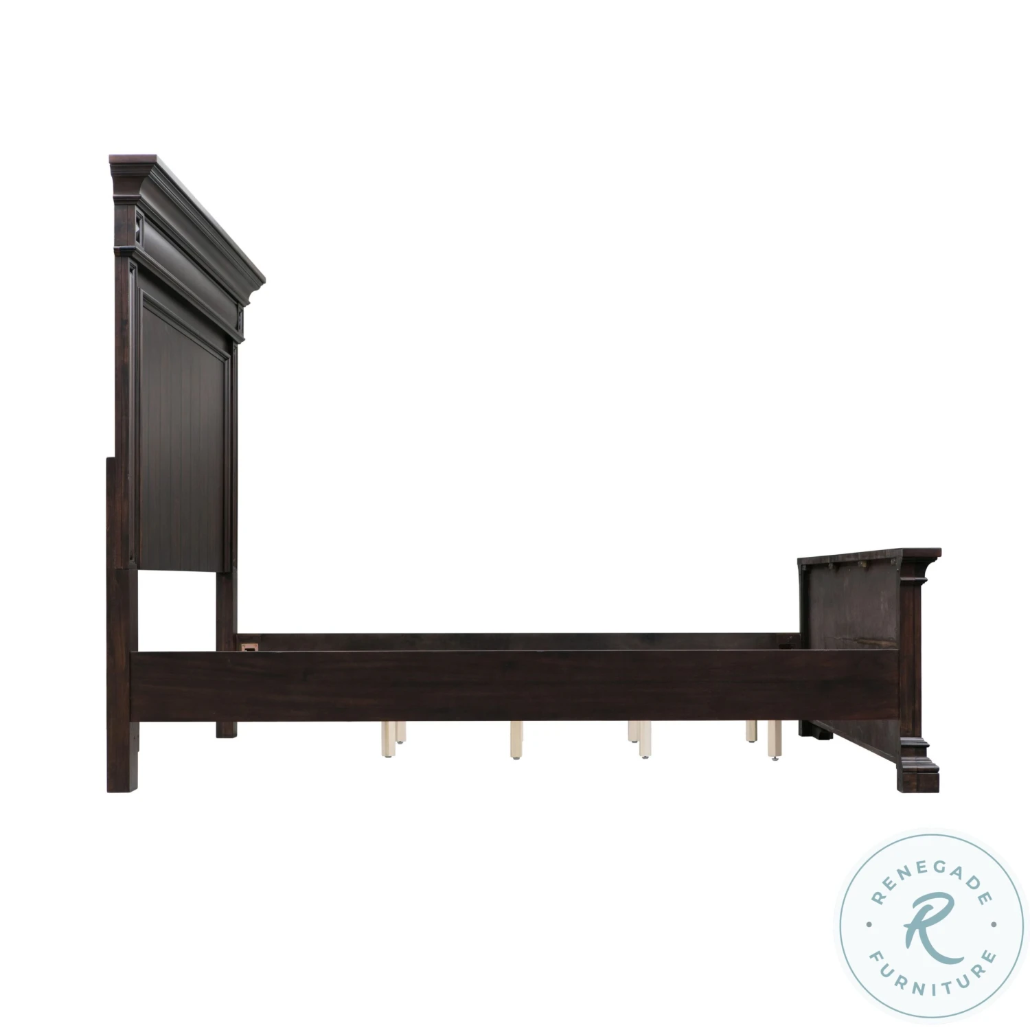 Stamford Brown King Panel Bed - Image 5