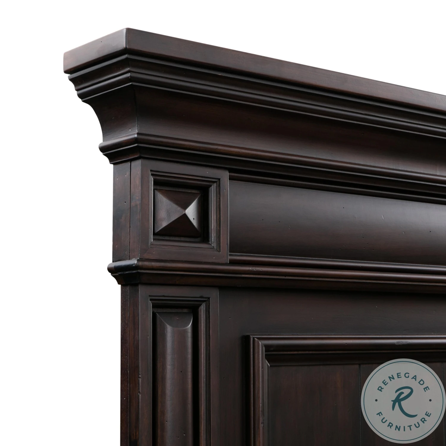 Stamford Brown King Panel Bed - Image 6