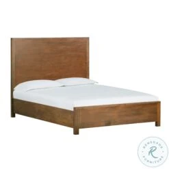 Asheville Acorn Wooden Queen Panel Bed
