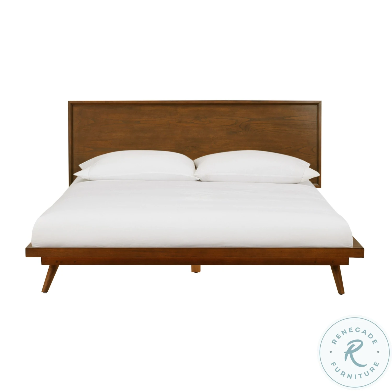 Emery Pecan Queen Platform Bed