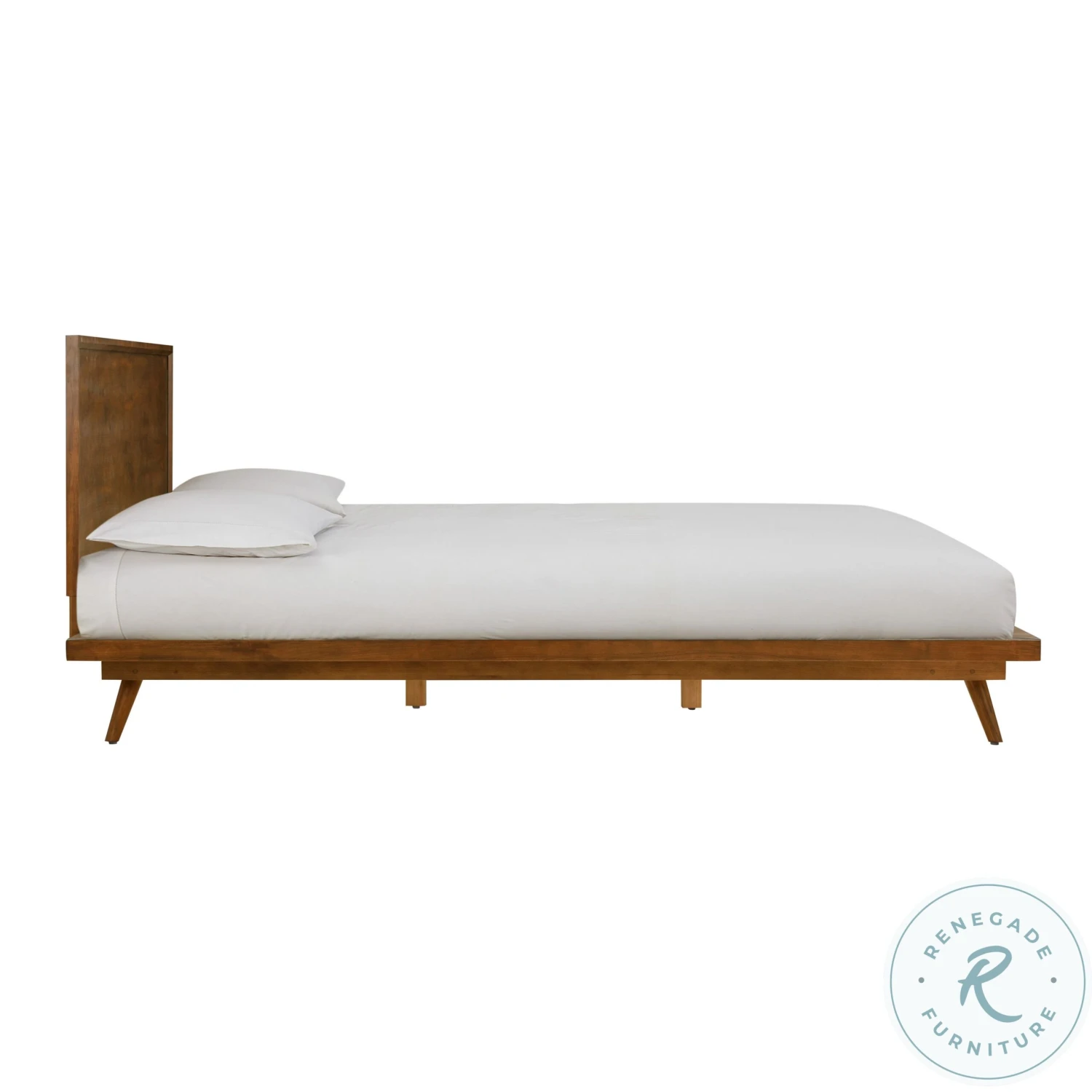 Emery Pecan King Platform Bed - Image 4