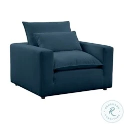 Cali Navy Arm Chair