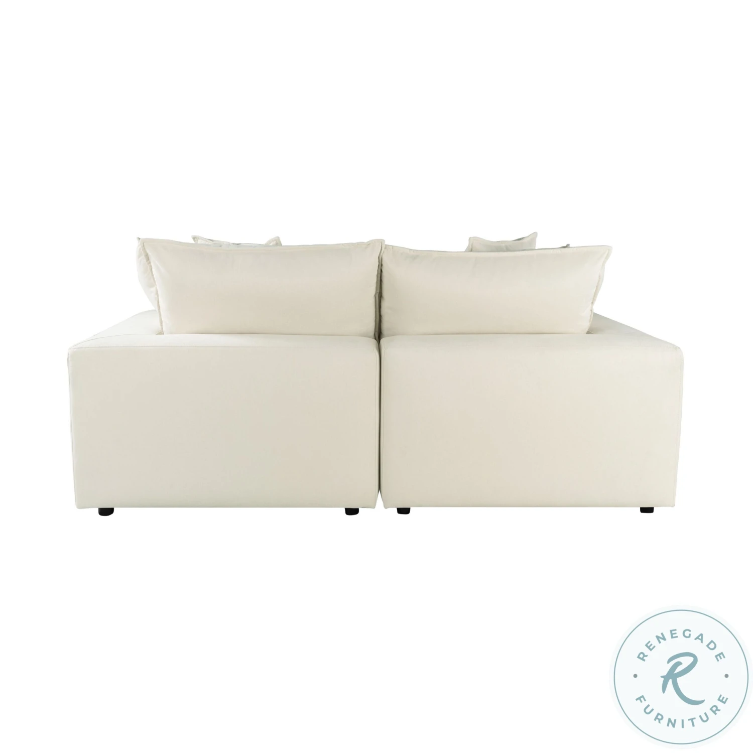 Cali Natural Modular Loveseat - Image 6