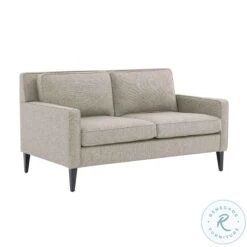 Luna Beige Tweed Loveseat