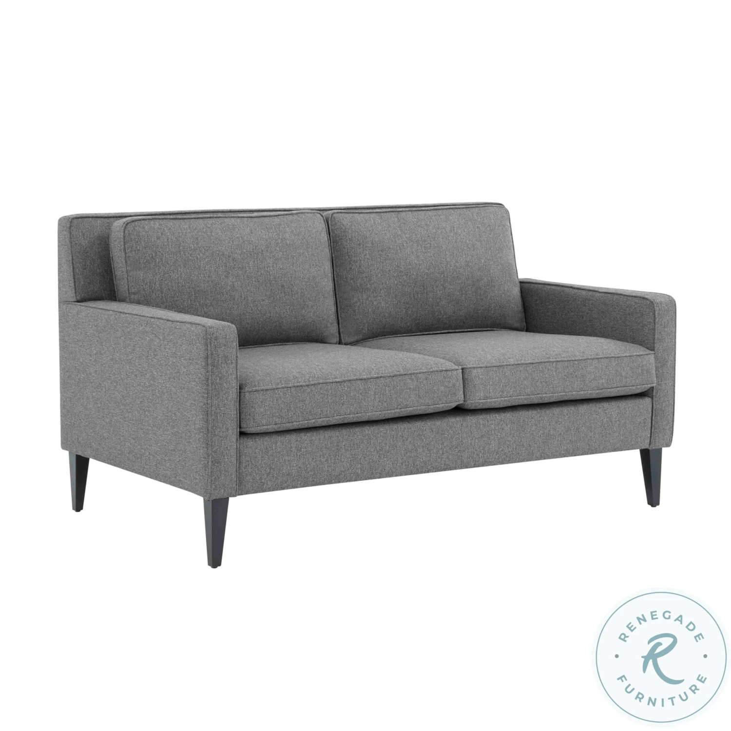Luna Gray Tweed Loveseat