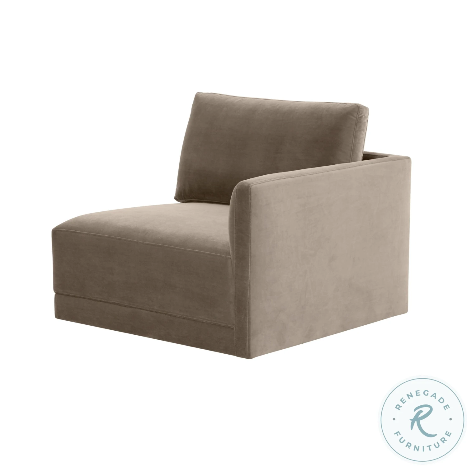 Willow Taupe Velvet Modular Sofa - Image 10