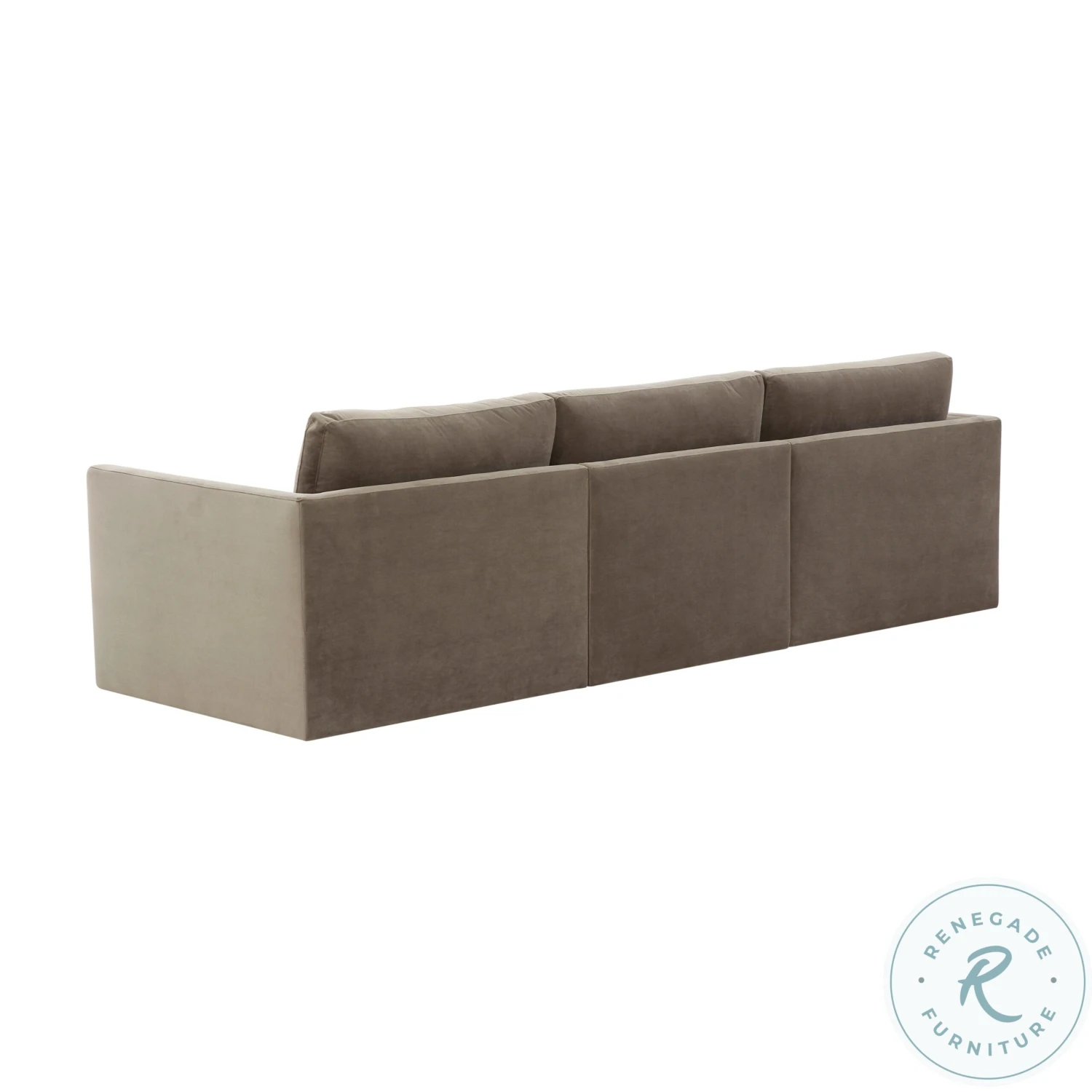 Willow Taupe Velvet Living Room Set - Image 6