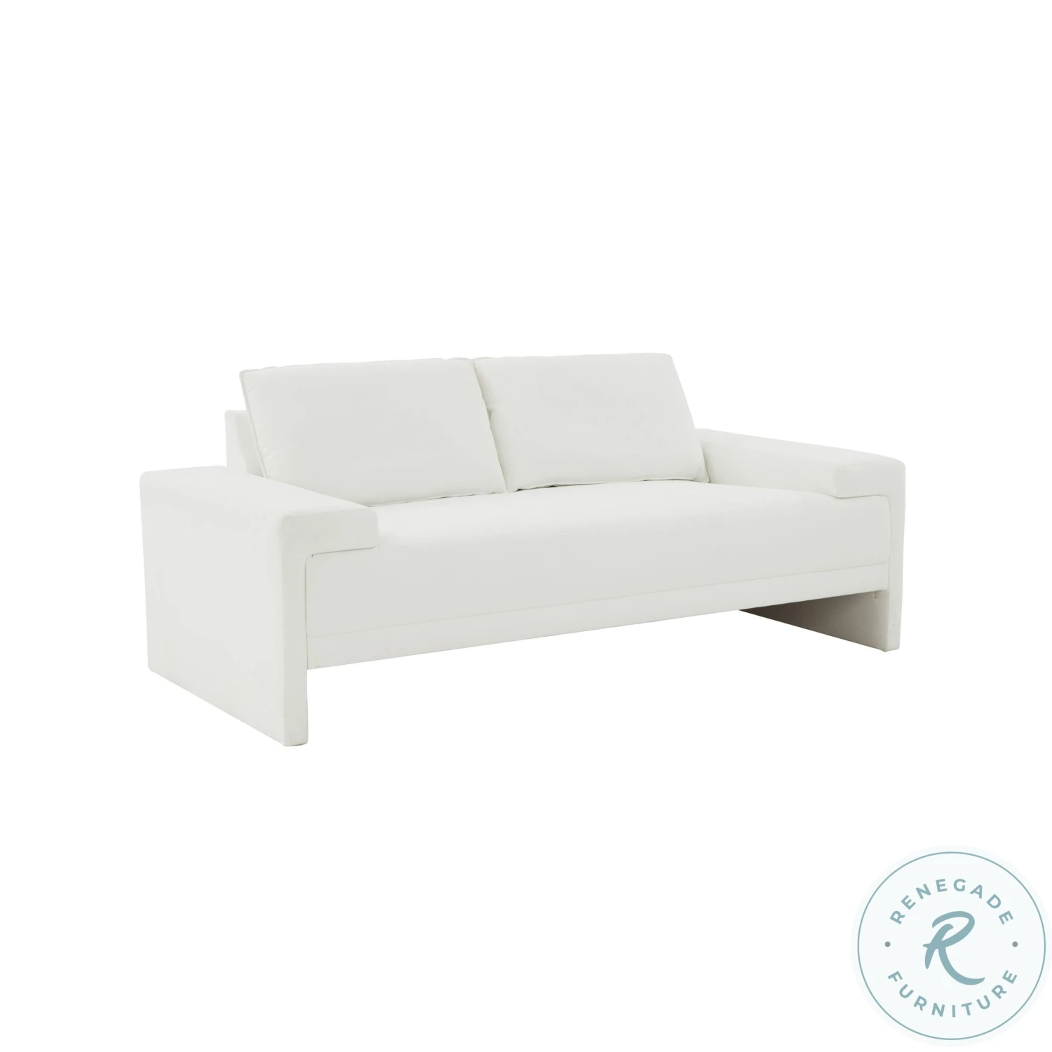 Maeve Pearl White Living Room Set - Image 7