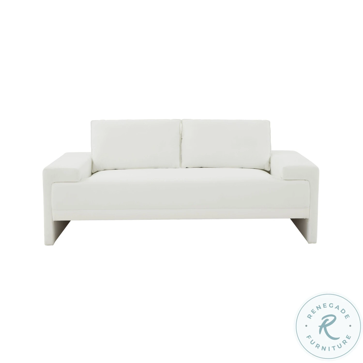 Maeve Pearl White Living Room Set - Image 6