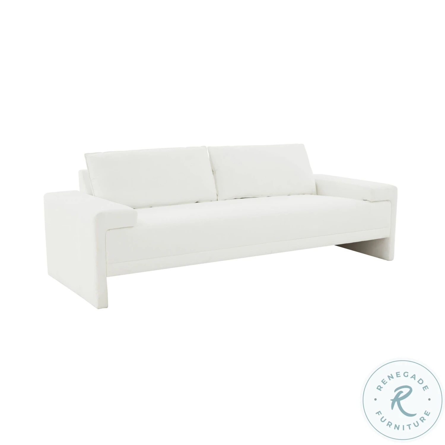 Maeve Pearl White Living Room Set - Image 5