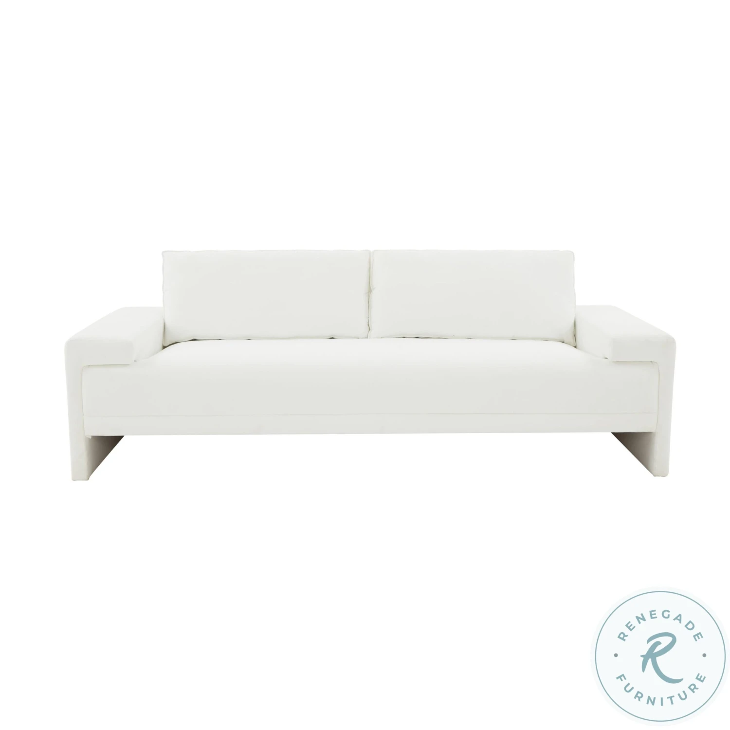 Maeve Pearl White Living Room Set - Image 4