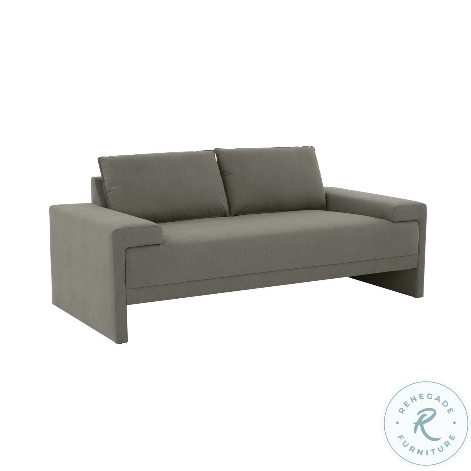 Maeve Slate Gray Loveseat - Image 4
