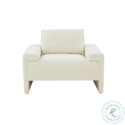 Maeve Cream Boucle Accent Chair