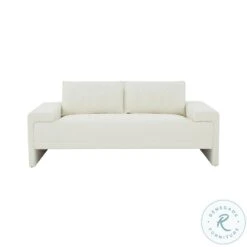 Maeve Cream Boucle Loveseat