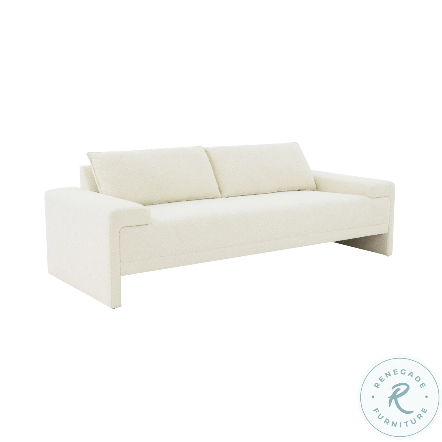 Maeve Cream Boucle Living Room Set - Image 5