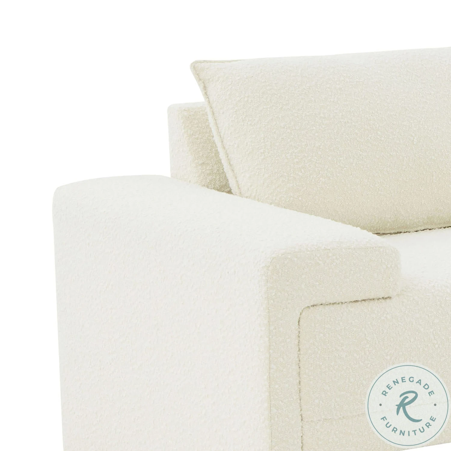 Maeve Cream Boucle Living Room Set - Image 8