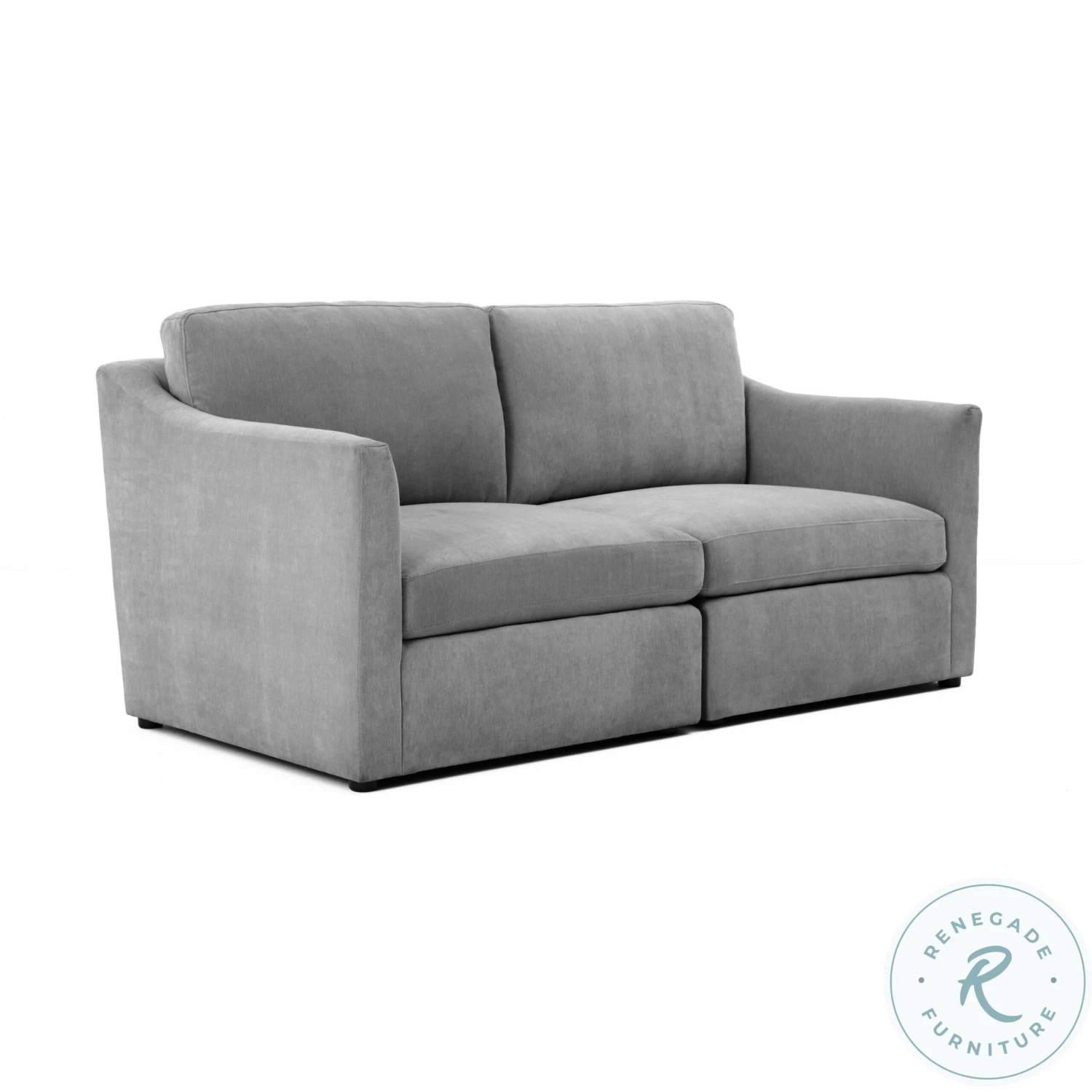 Aiden Gray Modular Loveseat - Image 4