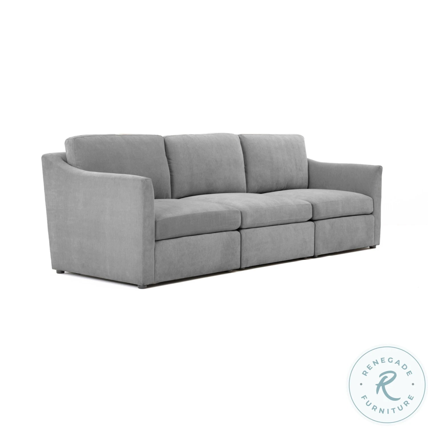 Aiden Gray Living Room Set - Image 4