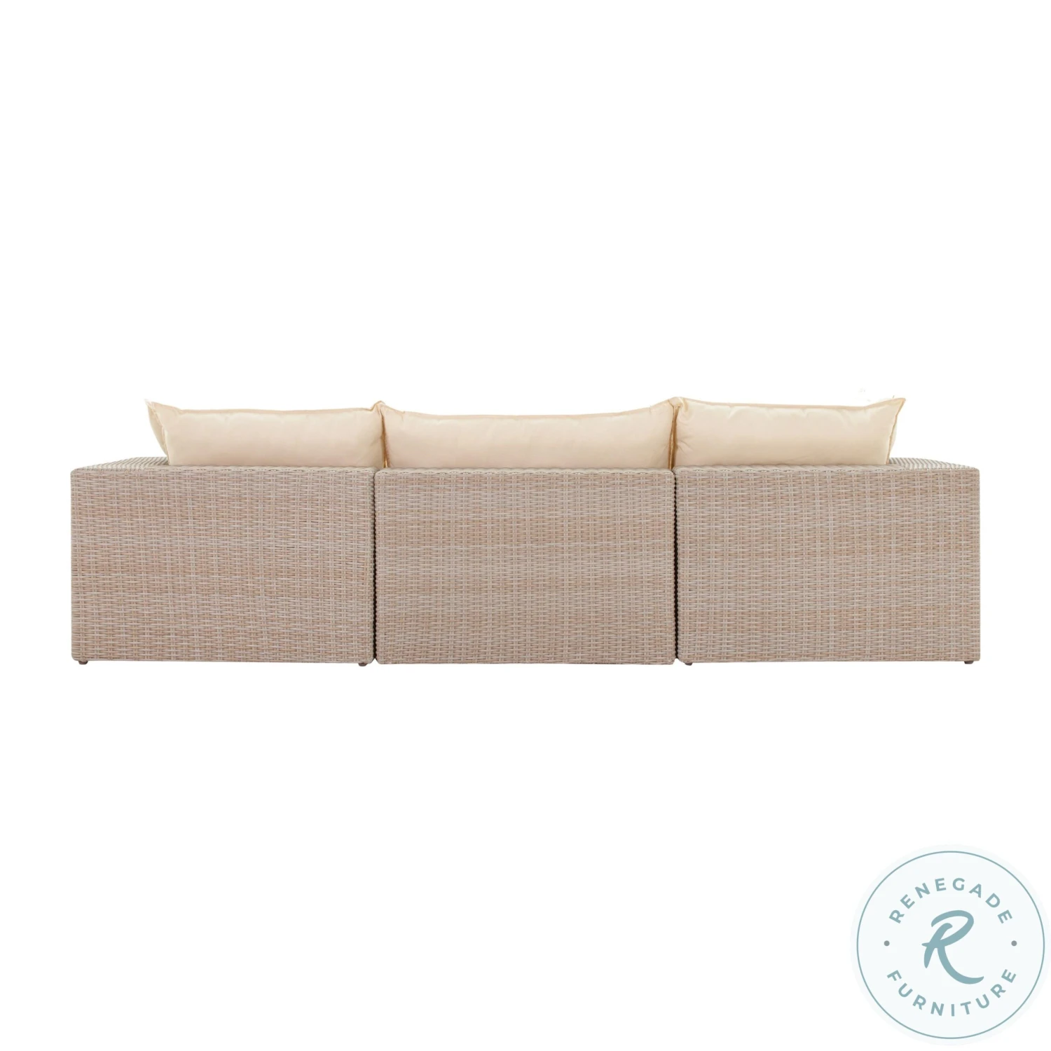 Cali Natural Wicker Outdoor Conversation Set - Image 6