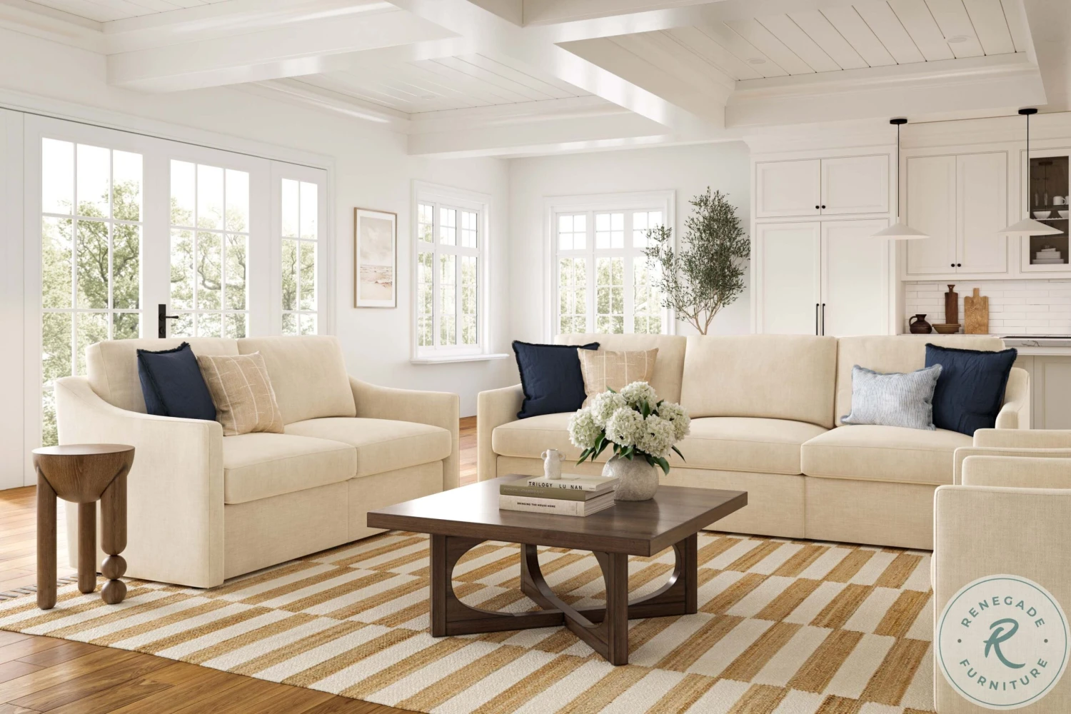 Aiden Beige Living Room Set