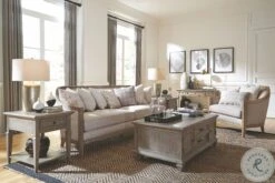 Lancaster Dovetail Grey Lift Top Storage Occasional Table Set