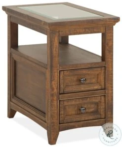 Bay Creek Toasted Nutmeg Chairside Table