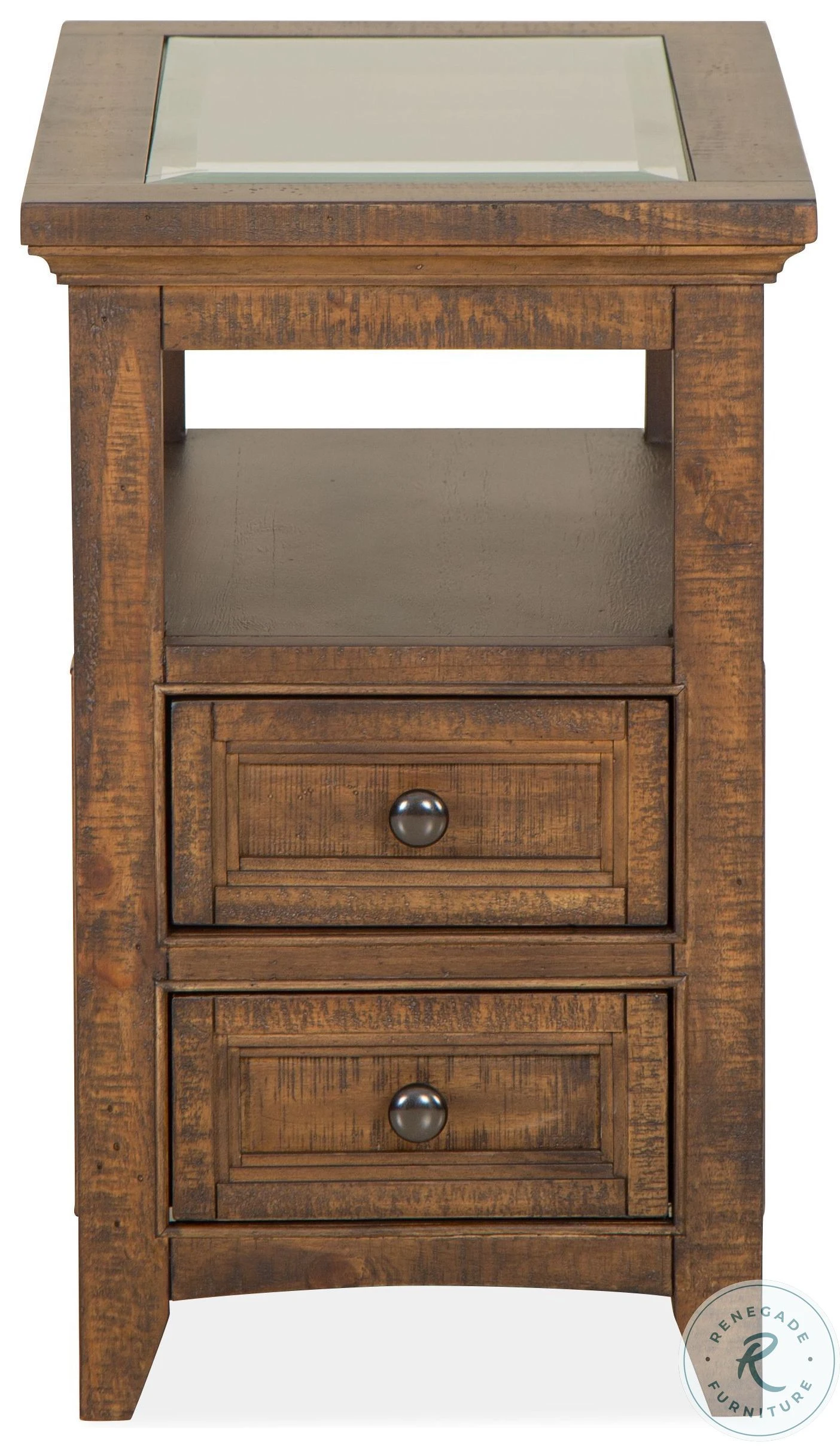 Bay Creek Toasted Nutmeg Chairside Table - Image 3