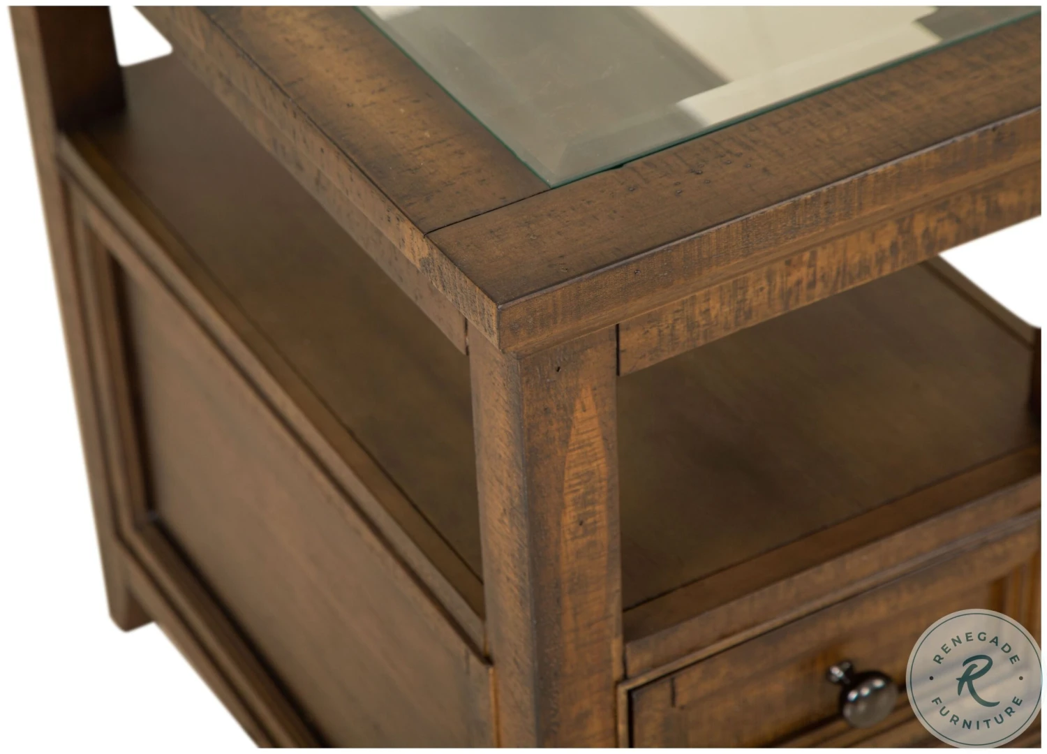 Bay Creek Toasted Nutmeg Chairside Table - Image 7