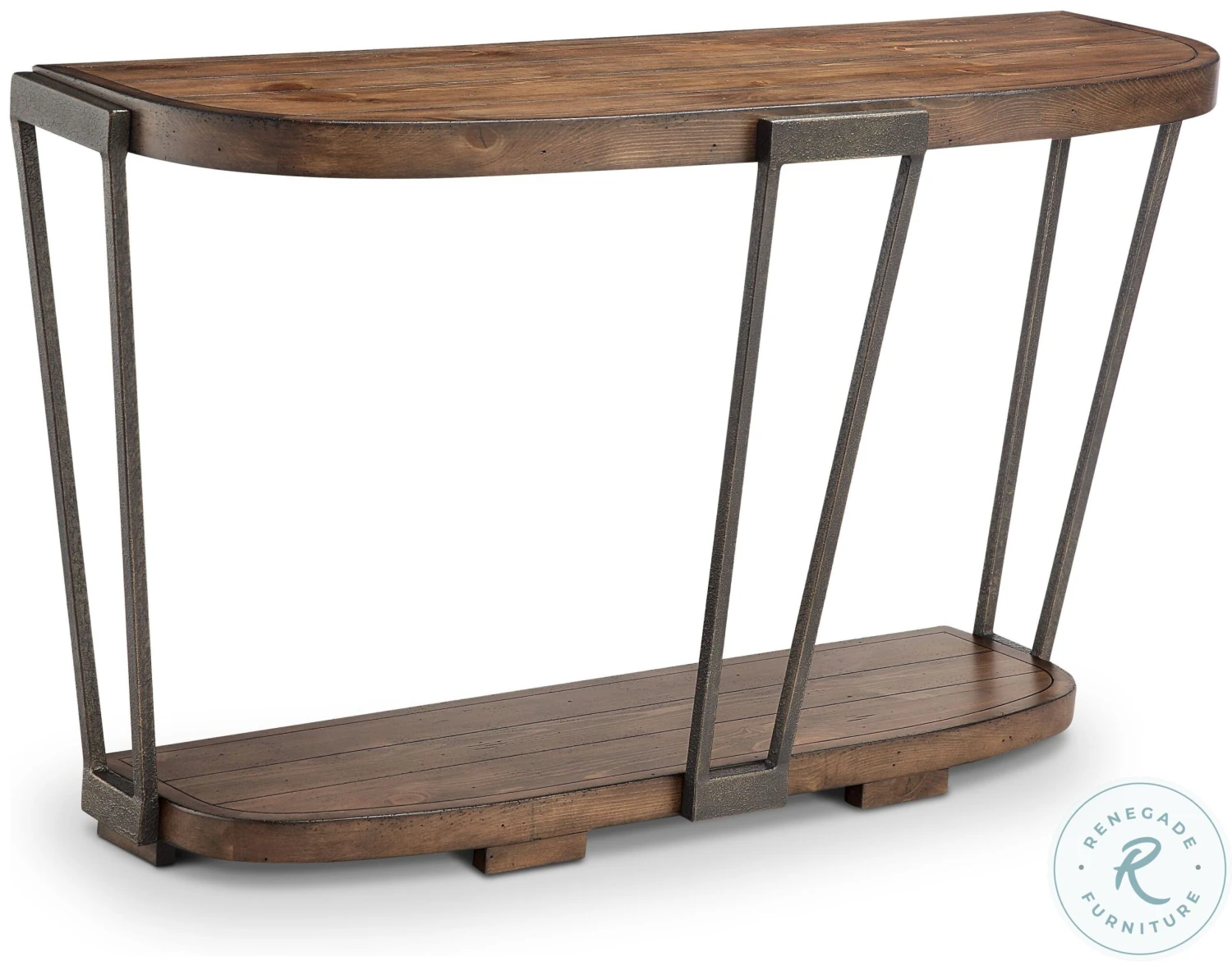 Yukon Bourbon And Aged Iron Round Occasional Table Set - Image 4