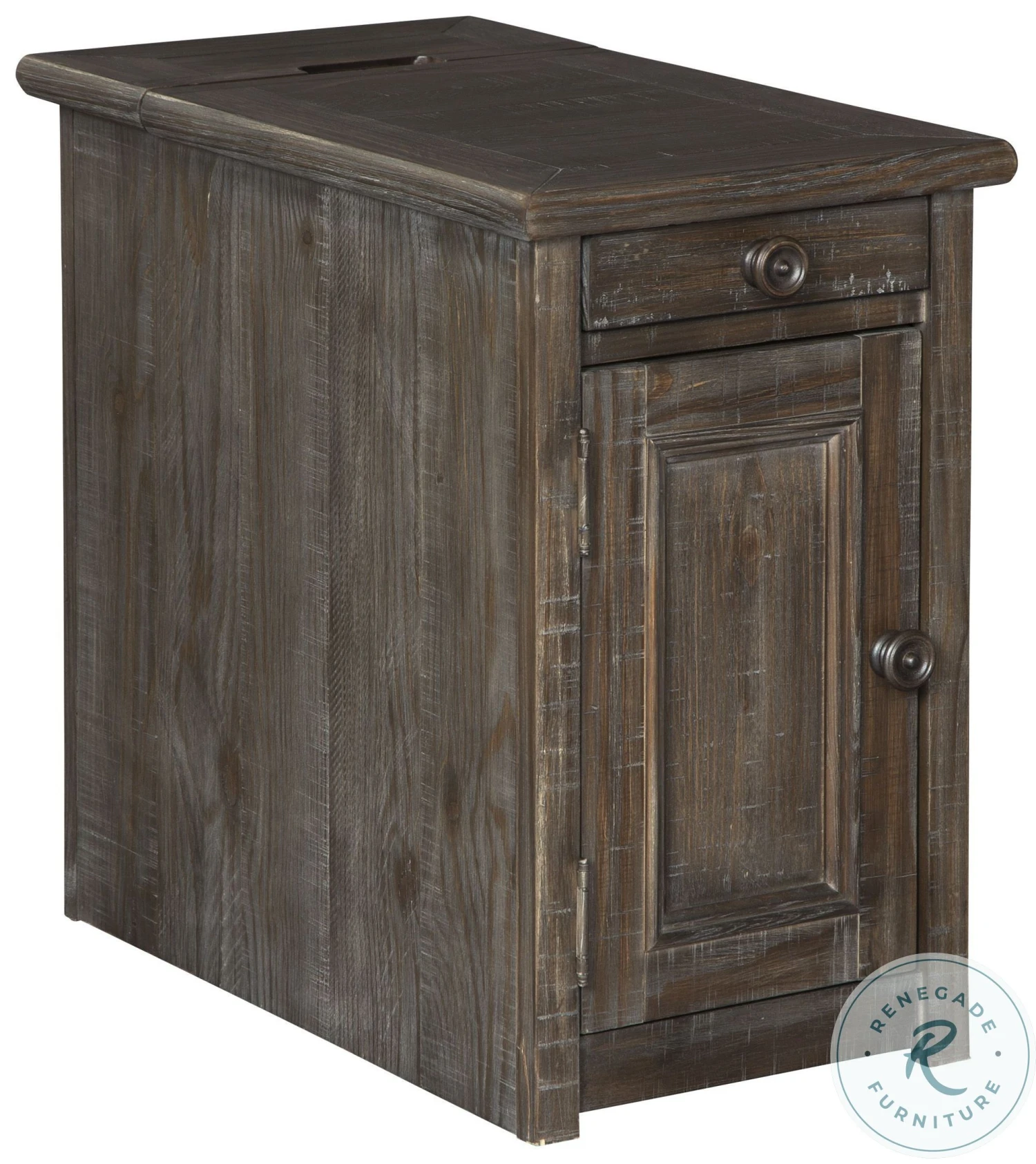 Wyndahl Rustic Brown Chairside End Table