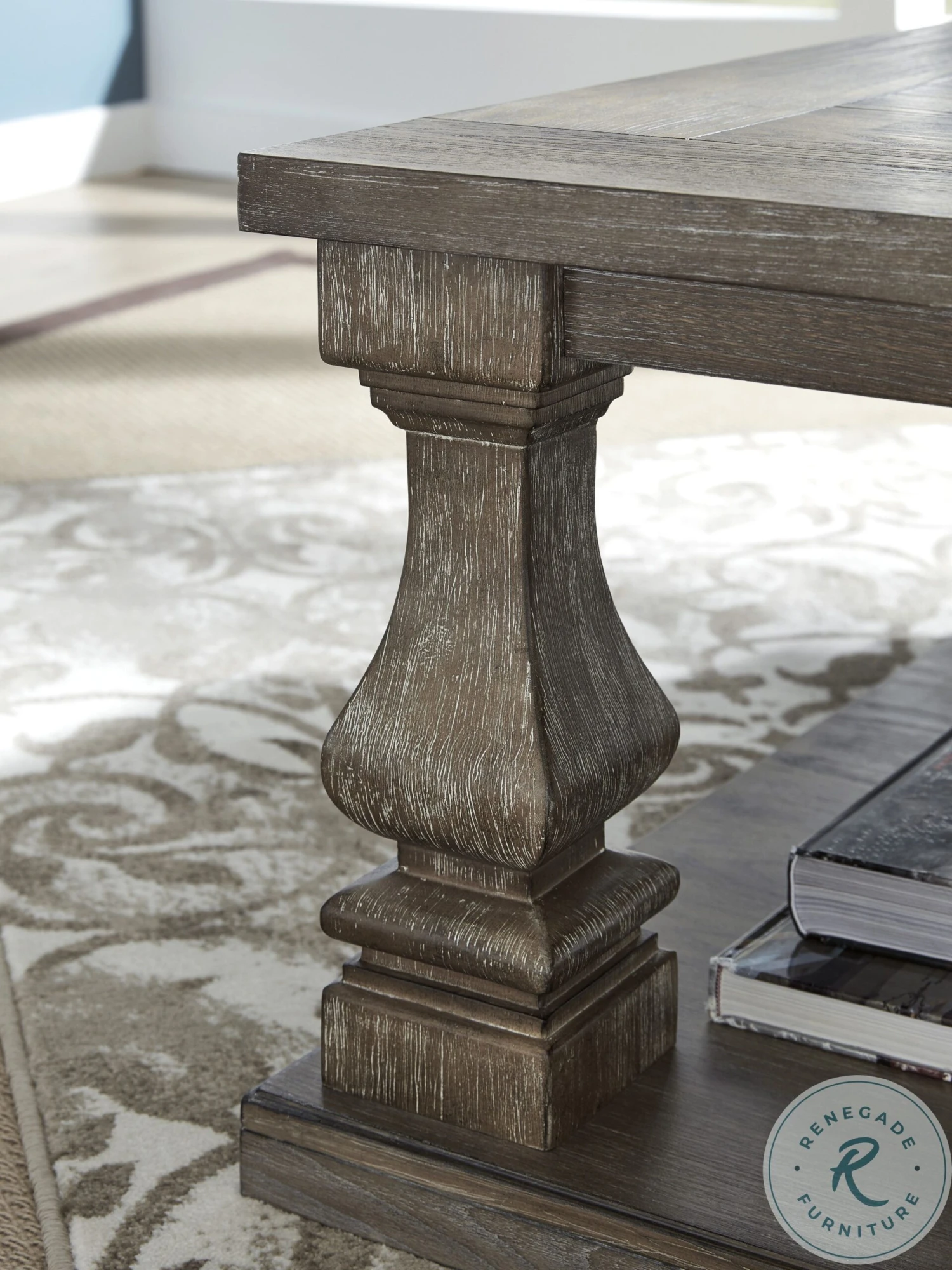 Johnelle Gray Rectangular Cocktail Table - Image 8