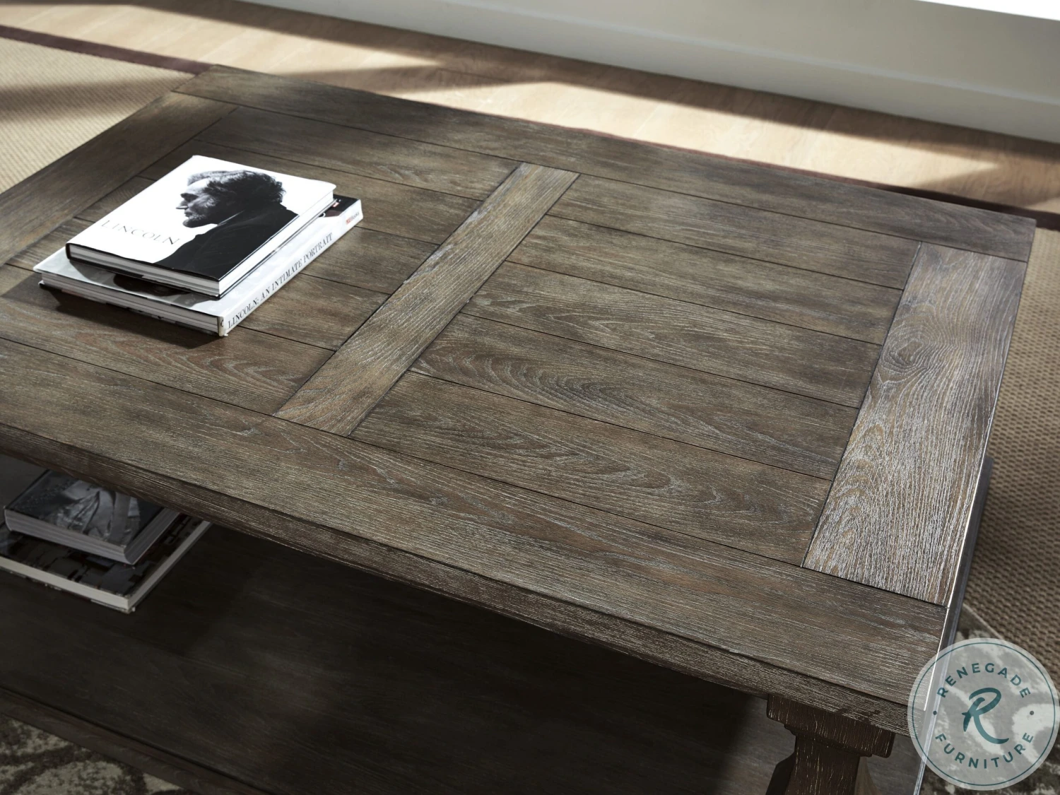 Johnelle Gray Rectangular Cocktail Table - Image 7