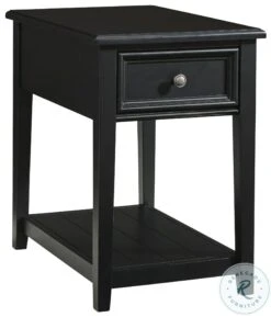 Beckincreek Black End Table