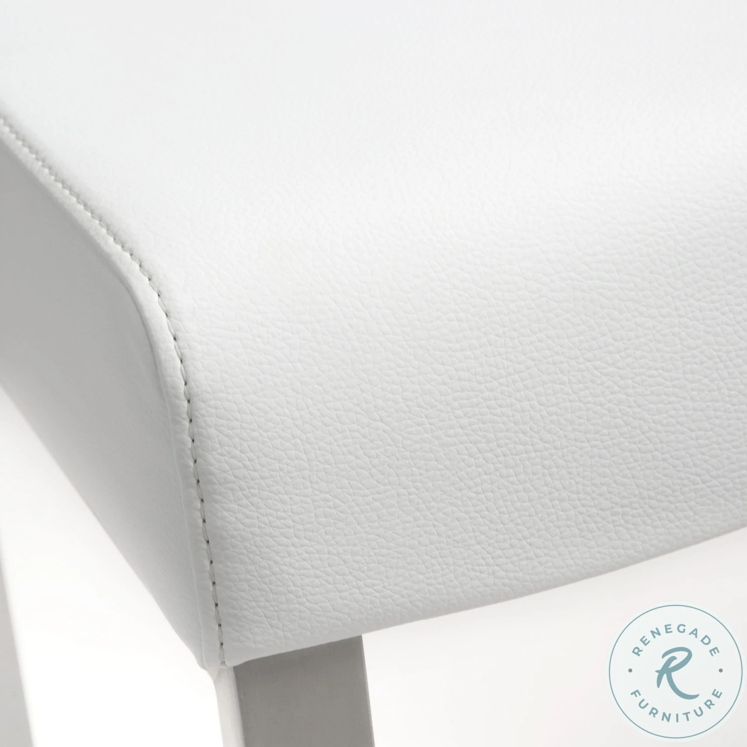 Denmark White Stainless Steel Counter Height Stool Set Of 2 - Image 9