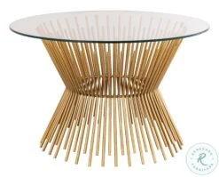 Grace Gold Glass Coffee Table By Inspire Me Home Decor