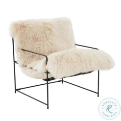 Kimi Genuine Sheepskin Chair