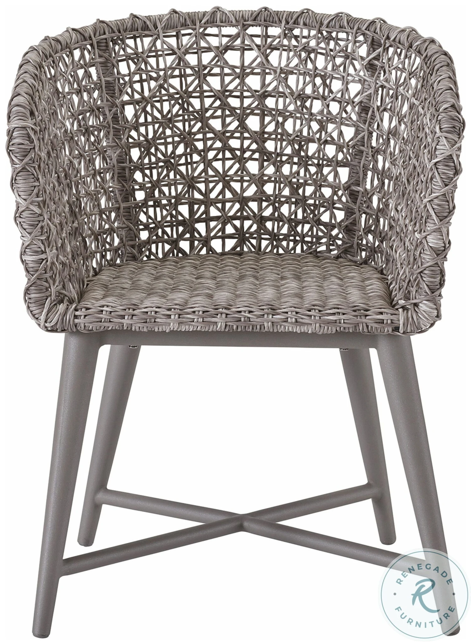 Universal Coastal Living Santa Cruz Faux Marble Outdoor Dining Set - Image 9