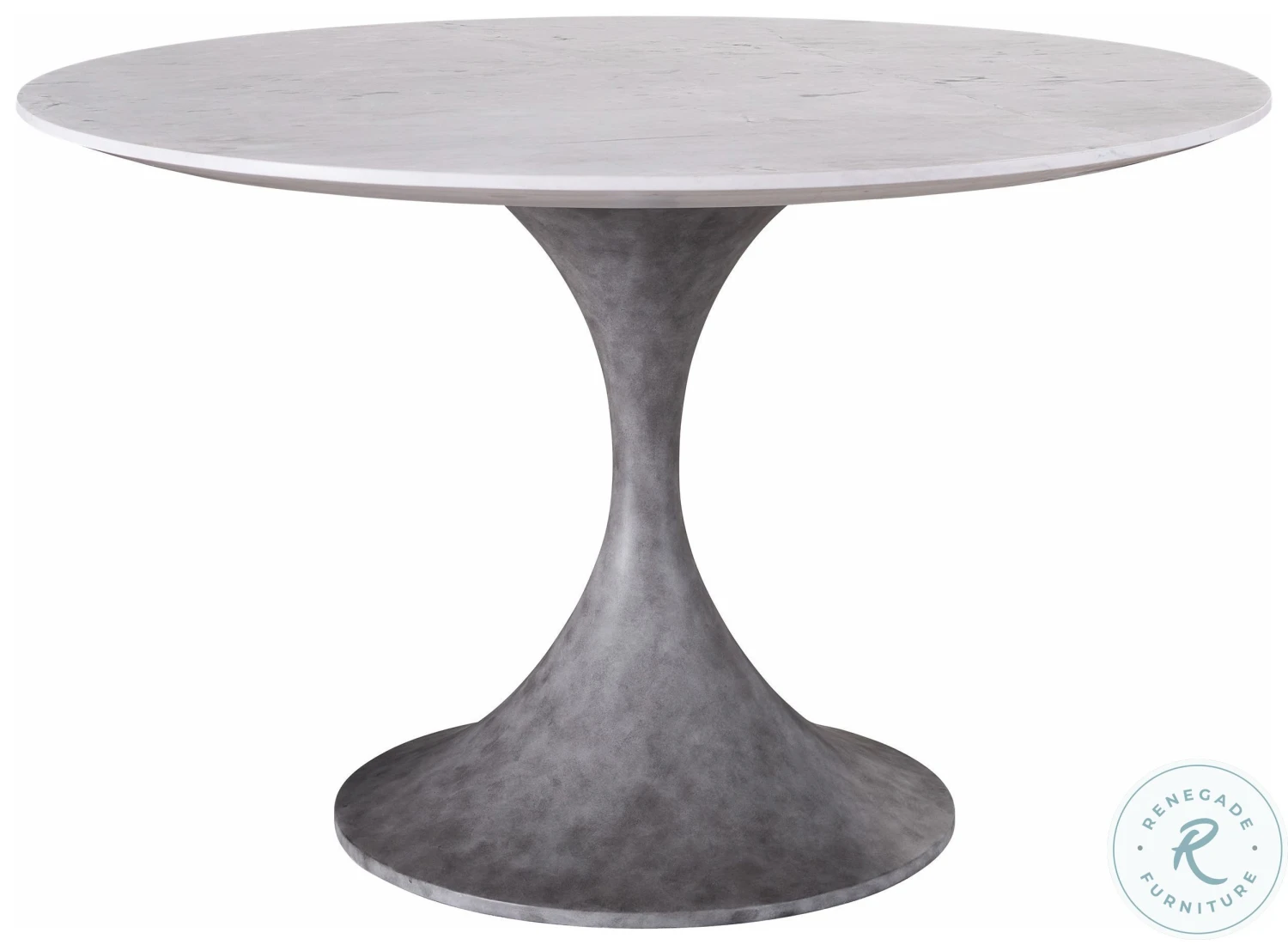 Universal Coastal Living Santa Cruz Faux Marble Outdoor Dining Set - Image 5